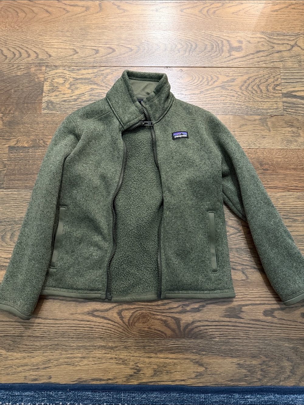 Patagonia better sweater Olive Green Fleece Jacket